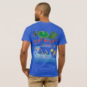 Drache Impuls Festival blau T-Shirt (Schwarz voll)