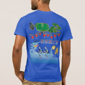 Drache Impuls Festival blau T-Shirt (Rückseite)