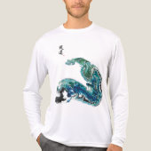Drache in den Wellen - Abstrakte Meeresenergie T-S Tri-Blend Shirt (Vorderseite)