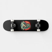 Drache in den Wellen Skateboard (Horizontal)