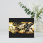 Drache in den Wolken Hiroshige Japanisch Fine Art Postkarte (Stehend Vorderseite)