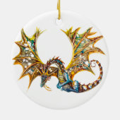 Drache in der Himmelsschmuck Keramik Ornament (Hinten)