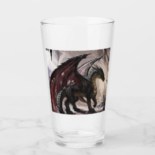Drache in der Höhle Glas