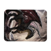 Drache in der Höhle Magnet (Horizontal)