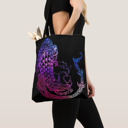 Drache in der Liebe Tasche (Von Nahem)