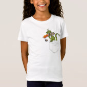 Drache in der Tasche T-Shirt (Vorderseite)
