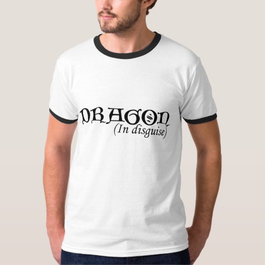 Drache in der Verkleidung T-Shirt (Vorderseite)