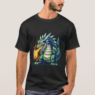 Drache in Flammen T-Shirt