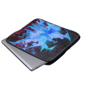 Drache in Fliege..... Laptopschutzhülle (Vorne Knopf)