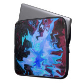 Drache in Fliege..... Laptopschutzhülle (Vorderseite Links)