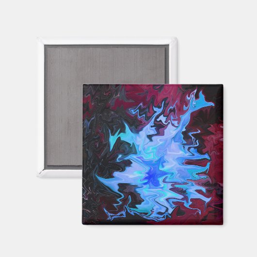 Drache in Fliege..... Magnet (Vorderseite/Rückseite)