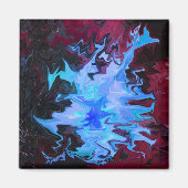 Drache in Fliege..... Magnet (Vorne)