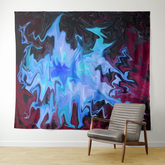 Drache in Fliege..... Wandteppich (Beispiel (Horizontal))