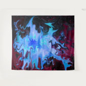 Drache in Fliege..... Wandteppich (Vorderseite (Horizontal))