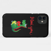 Drache in Liebe Case-Mate iPhone Hülle (Rückseite (Horizontal))
