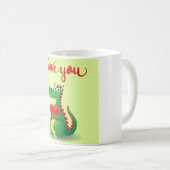 Drache in Liebe Kaffeetasse (VorderseiteRechts)