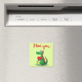 Drache in Liebe Magnet (In Situ (Geschirrspüler))