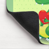 Drache in Liebe Mousepad (Ecke)