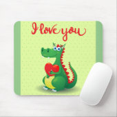 Drache in Liebe Mousepad (Mit Mouse)