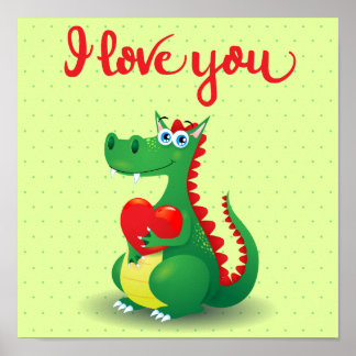 Drache in Liebe Poster