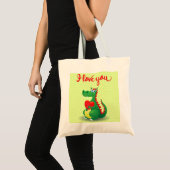 Drache in Liebe Tragetasche (Vorderseite (Produkt))