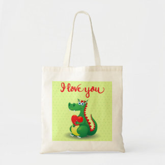 Drache in Liebe Tragetasche