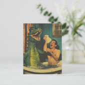 Drache in meiner Blase Postkarte (Stehend Vorderseite)