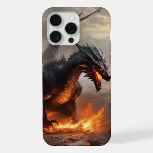 Drache iPhone Hülle (Rückseite)