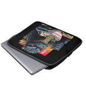 Drache isst Ramen Laptopschutzhülle (Vorne Knopf)