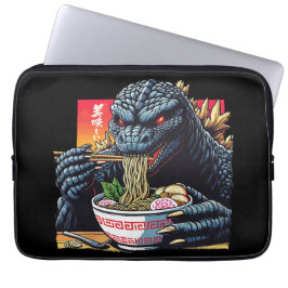 Drache isst Ramen Laptopschutzhülle