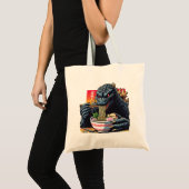 Drache isst Ramen Tragetasche (Vorderseite (Produkt))