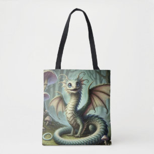 Drache Jabberwocky Niedlich Fantasy Kreatur Kunst Tasche