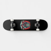 Drache Japanisch in den Waves Skateboard (Horizontal)