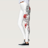 Drache japanischen Stils Leggings (Links)