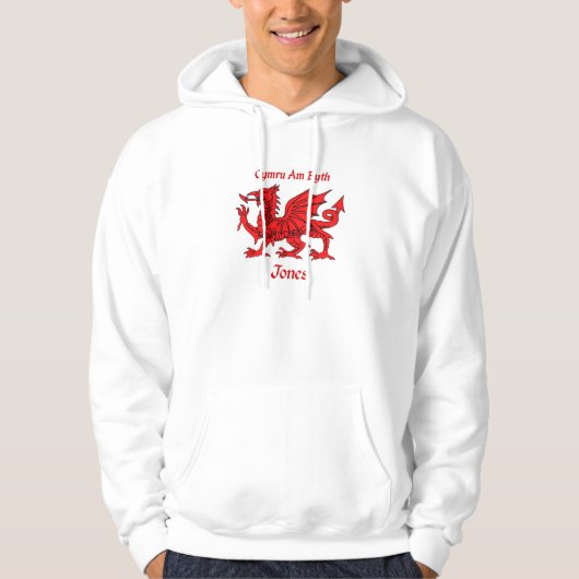 Drache Jones Waliser Hoodie (Vorderseite)