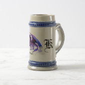 Drache K Stein Bierglas (VorderseiteRechts)