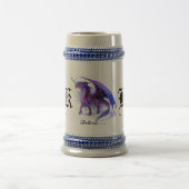 Drache K Stein Bierglas (Mittel)