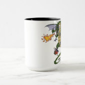 Drache-Kaffee-Tassen und BierSteins Tasse (Zentrum)