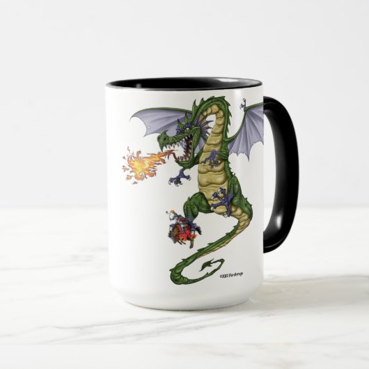 Drache-Kaffee-Tassen und BierSteins Tasse (VorderseiteRechts)
