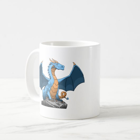 Drache Kaffeetasse (Vorderseite Links)