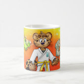 Drache, Karate, meine Mama oh! Cartoon-Tasse Kaffeetasse (Mittel)