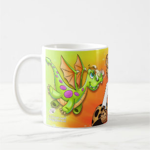 Drache, Karate, meine Mama oh! Cartoon-Tasse Kaffeetasse