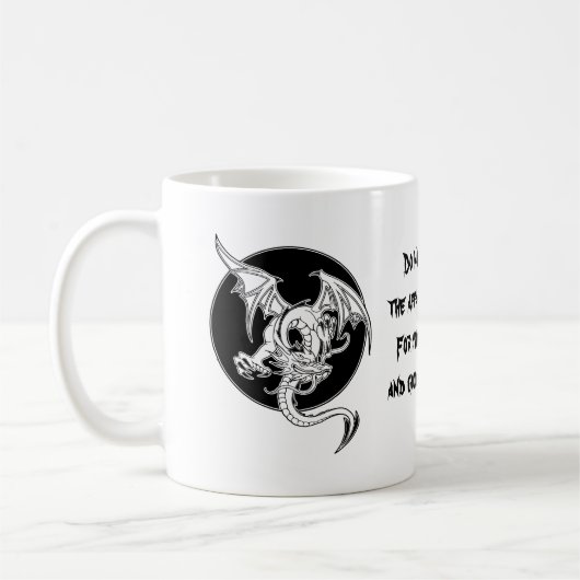 Drache-Ketschup 1 Kaffeetasse (Links)