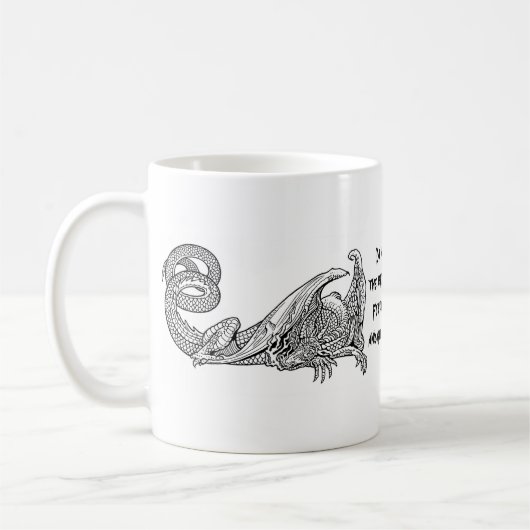 Drache-Ketschup 2 Kaffeetasse (Links)