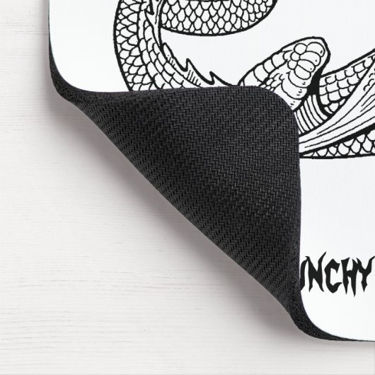 Drache-Ketschup 2 Mousepad (Ecke)