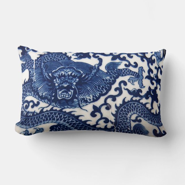 "Drache-Kissen " Lendenkissen (Vorderseite)