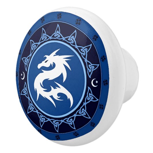 Drache-Knoten 1 Keramikknauf (Rechts)