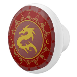 Drache-Knoten 7 Keramikknauf