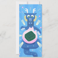Drache kocht Banh Chung - Funky Cute Stil