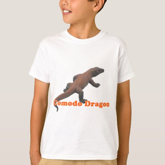 Drache Komodo Reihe T-Shirt (Vorderseite)